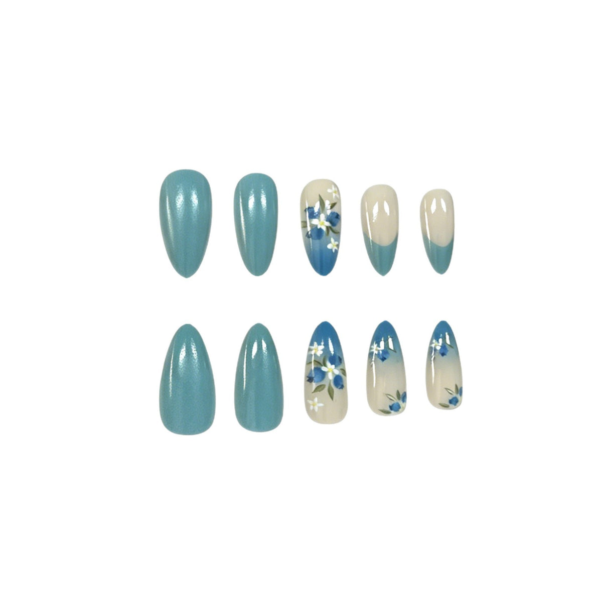 Floral Acryl-Nail-Enhancements Brehn