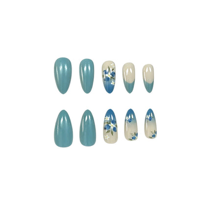 Floral Acryl-Nail-Enhancements Brehn