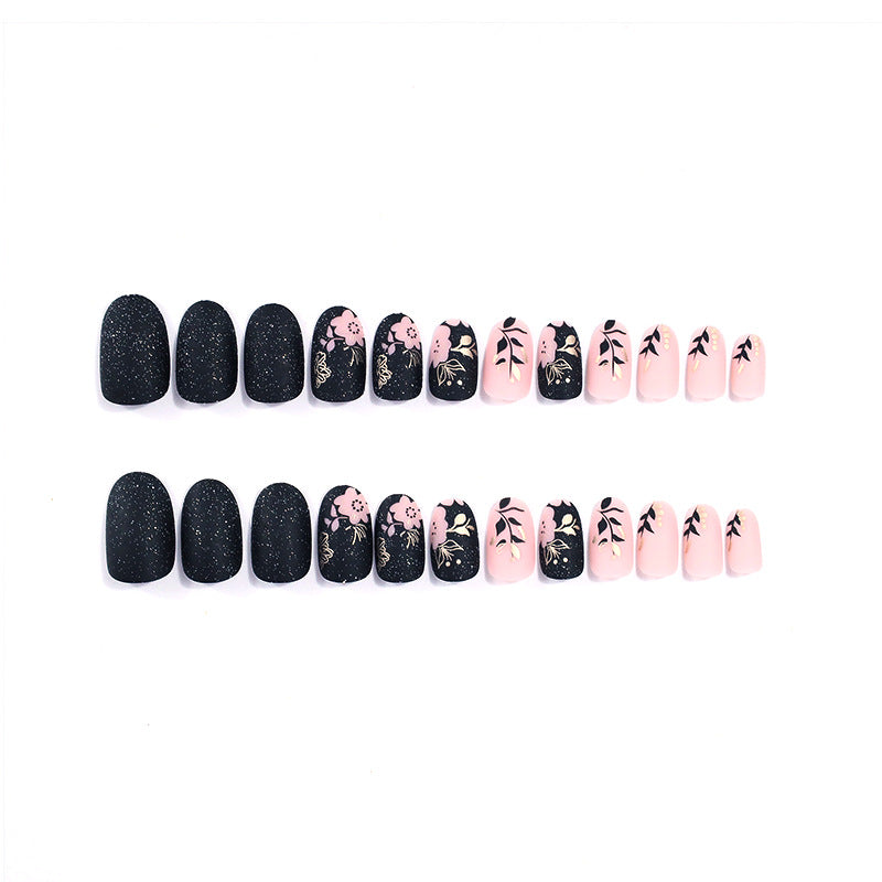 Luxuriöse florale Acryl-Nagelverschönerungen Brehn