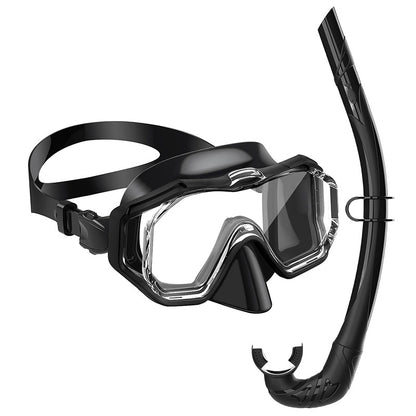 Tauchausrüstungsset mit Ergonomischer Tauchmaske und Flexiblem Schnorchel Brehn