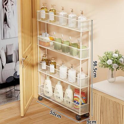 Slim Tür-Three-Tier Drahtgitter Aufbewahrungsorganisator