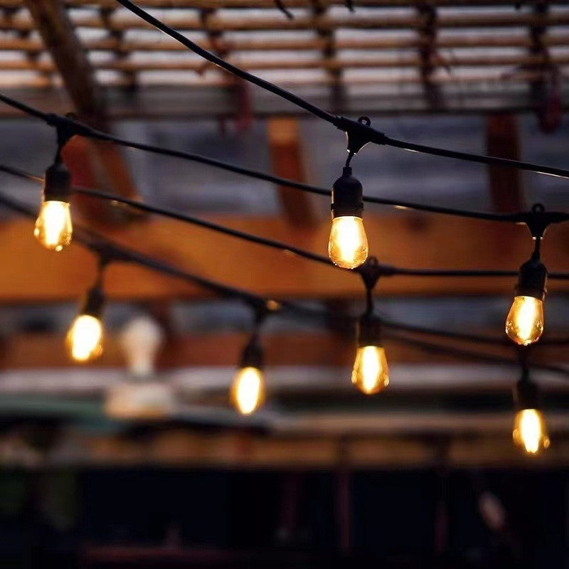 Vintage LED-Glühlampen-Globus-Lichterkette Außenbereich Patio Bulb Girlande Brehn