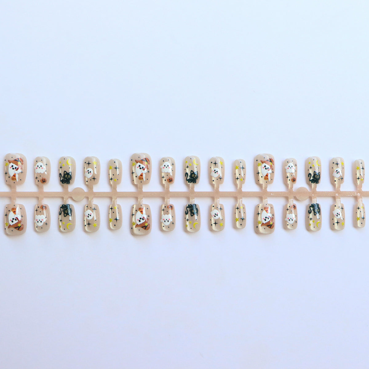 Halloween-Themen Press-On Nagelkunst Set Brehn