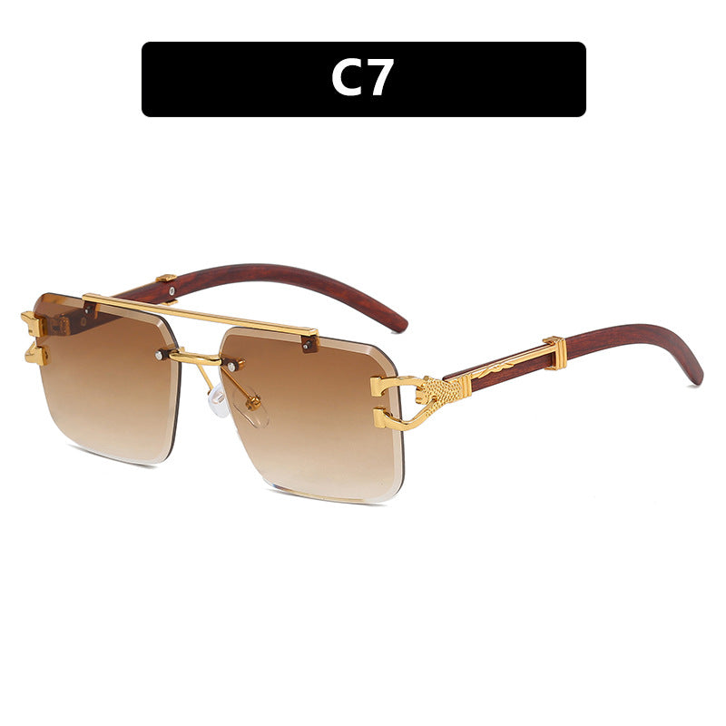 Damen modische Brille mit innovativem Rahmen und luxuriösem Holzdetail Brehn