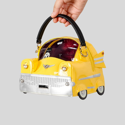 Verspielte taxi-förmige Handtasche