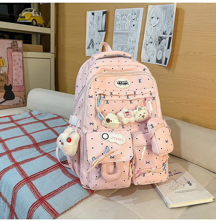 Mehrfachfach Transpatarent Schulrucksack