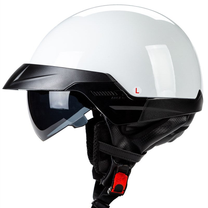 Urban Style Motorrad Halbschale mit Visier Brehn