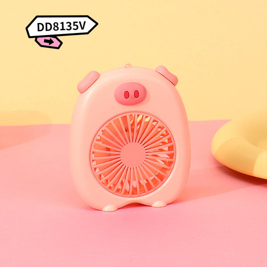 Damen Tragbarer Handventilator im niedlichen Schwein-Design Brehn