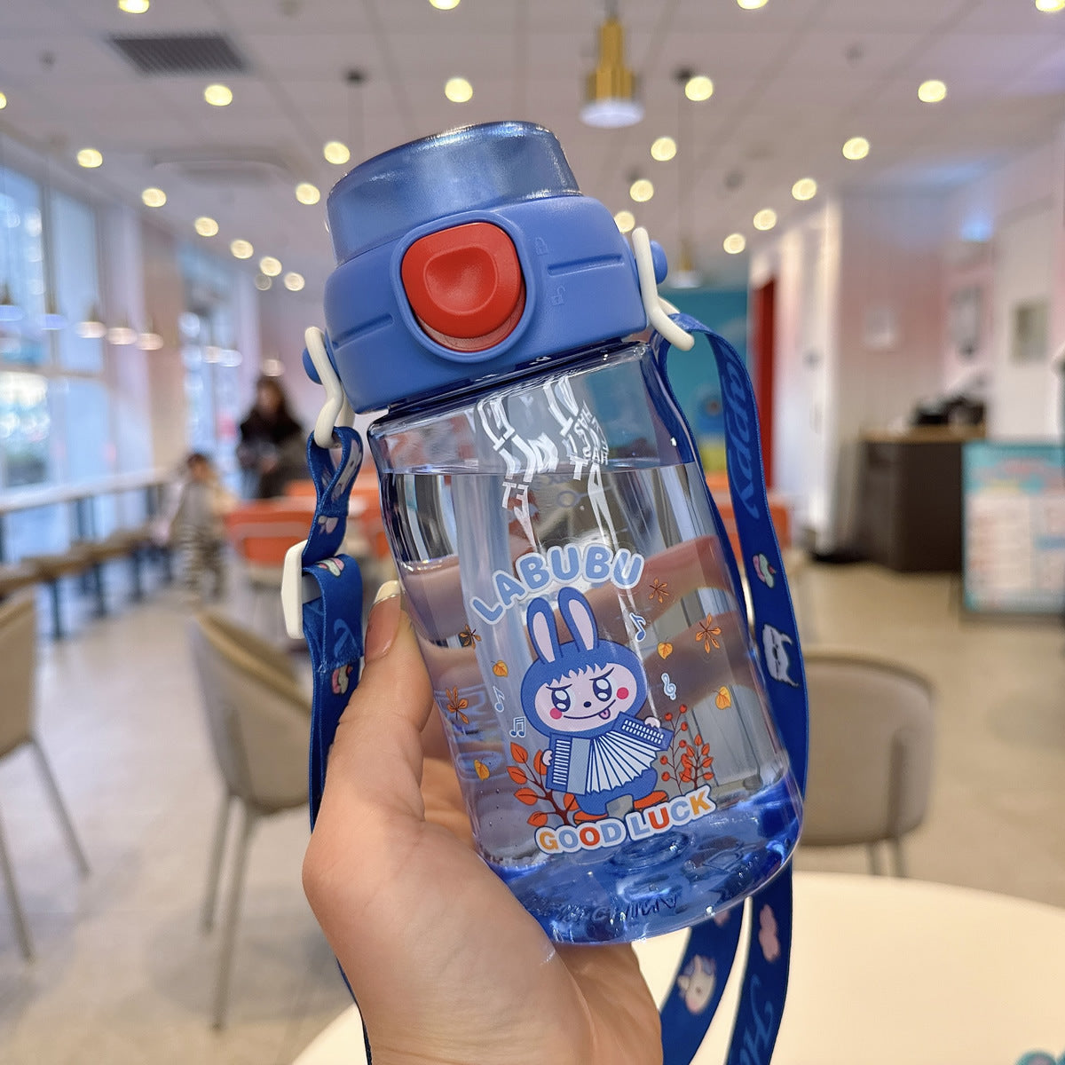 Damen Cartoon Trinkflasche Brehn