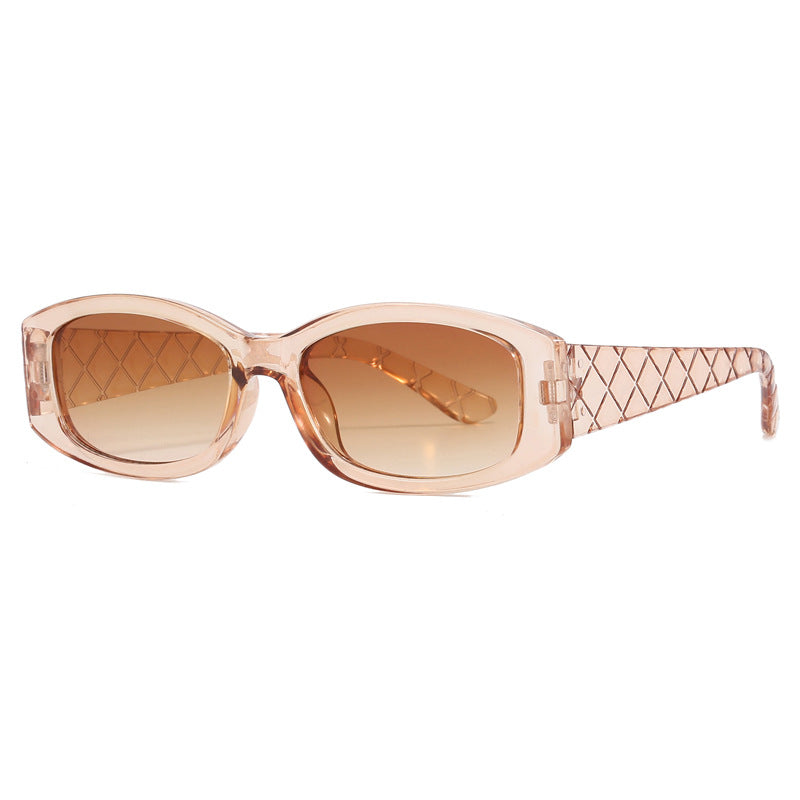 Damen Modische Retro-Sonnenbrille mit quadratischer Fassung Brehn