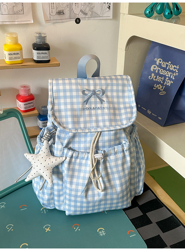 Trendy Kordelzug Freizeit Rucksack Brehn