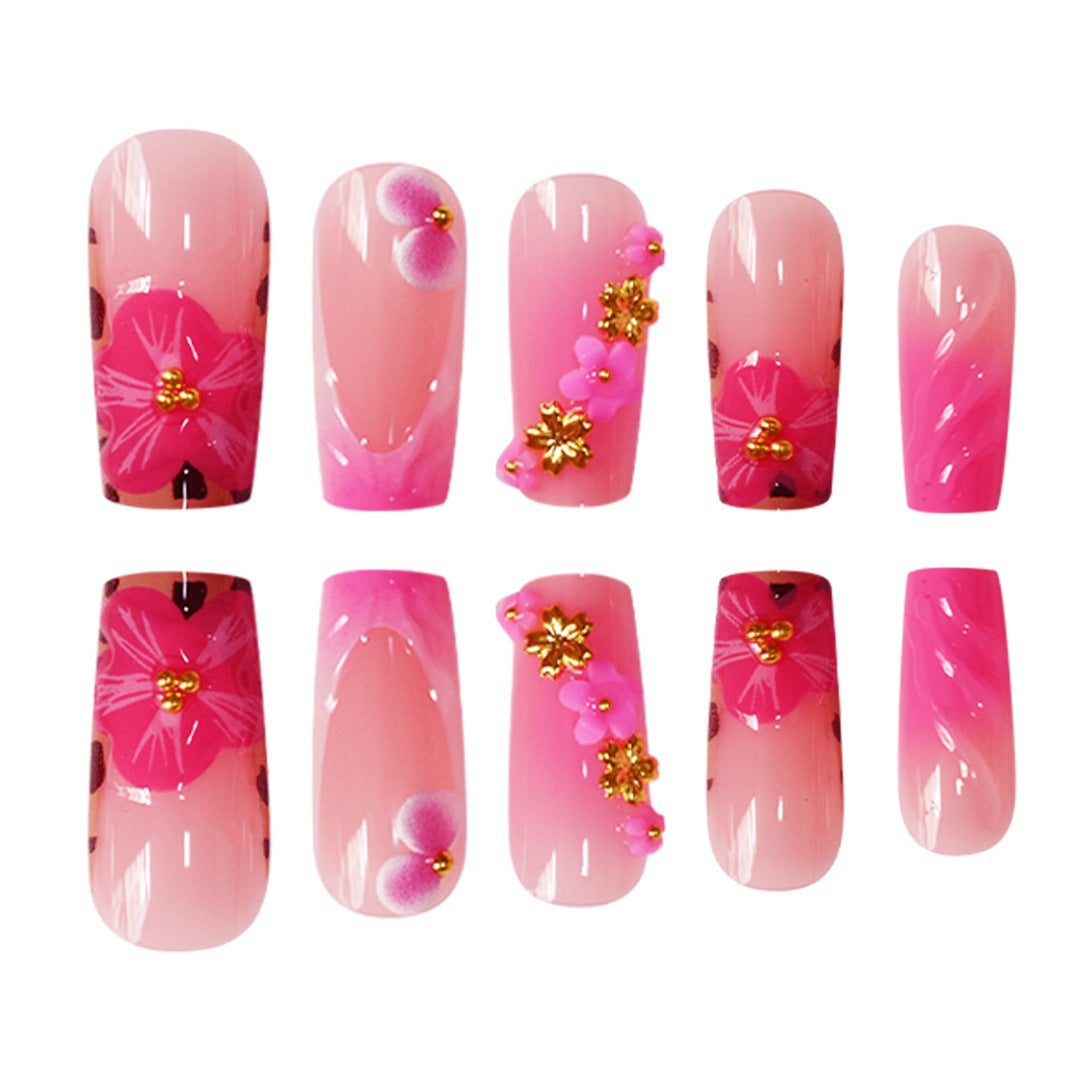 Florales Designer-Acryl-Nagelkunst Brehn
