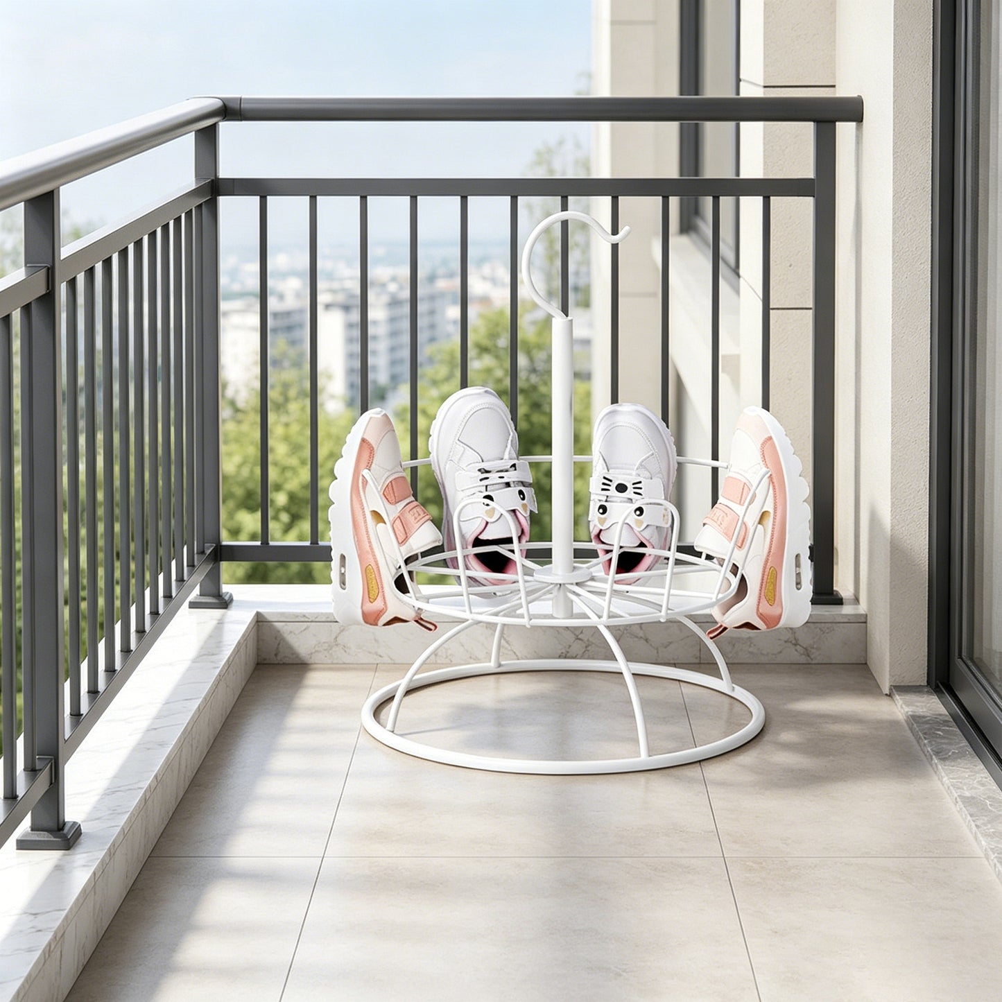 Moderner runder Schuh-Organizer Brehn
