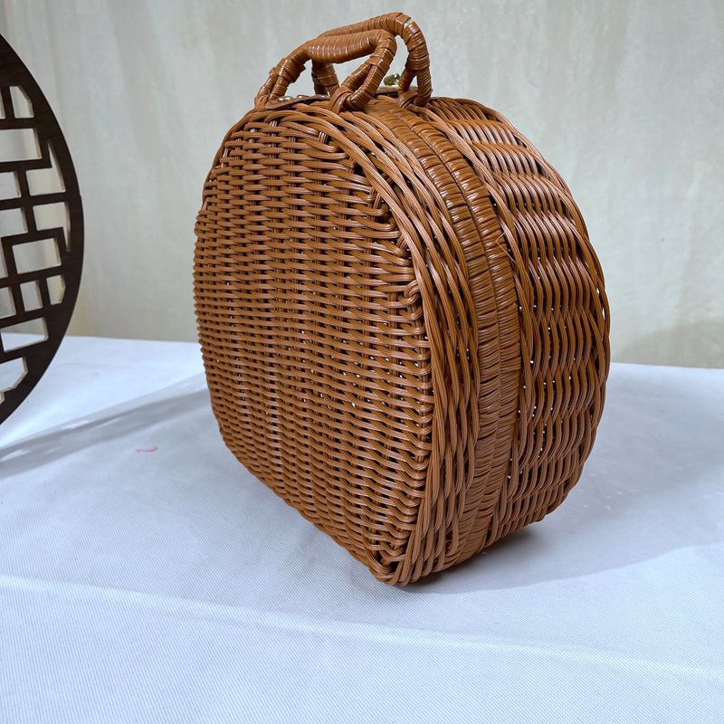 Damen stilvolle geflochtene Handtasche Brehn