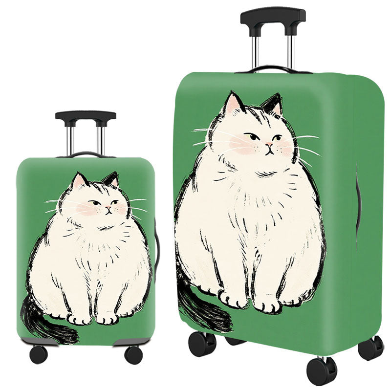 Unisex Hartschalenreisekoffer mit einem verspielten Katzenmotiv Brehn