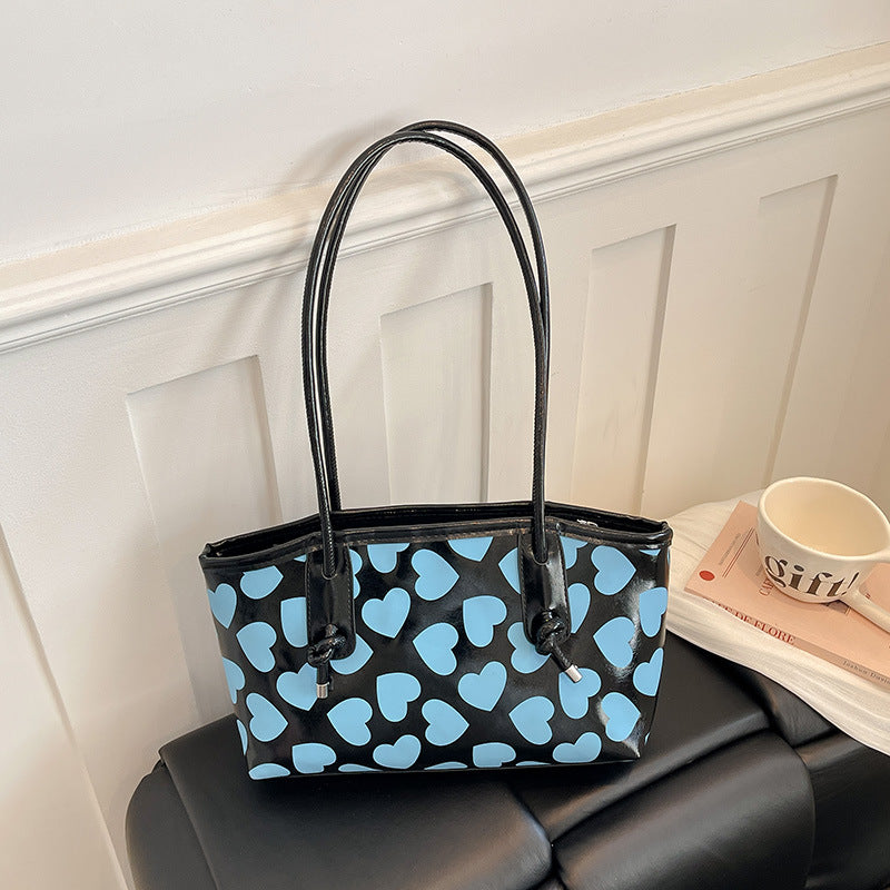 WoCasual Herz-Muster Tote Bag Brehn