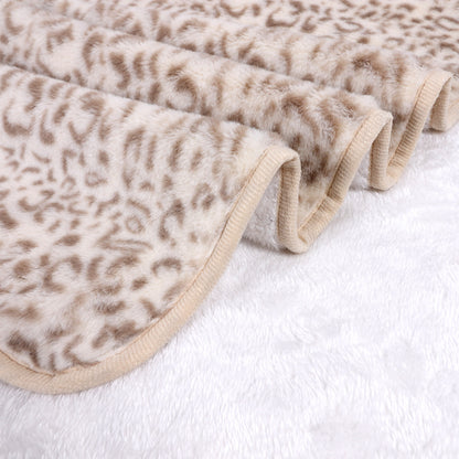 Damen Haustierfreundliche Kuscheldecke mit attraktivem Leopardenmuster Brehn