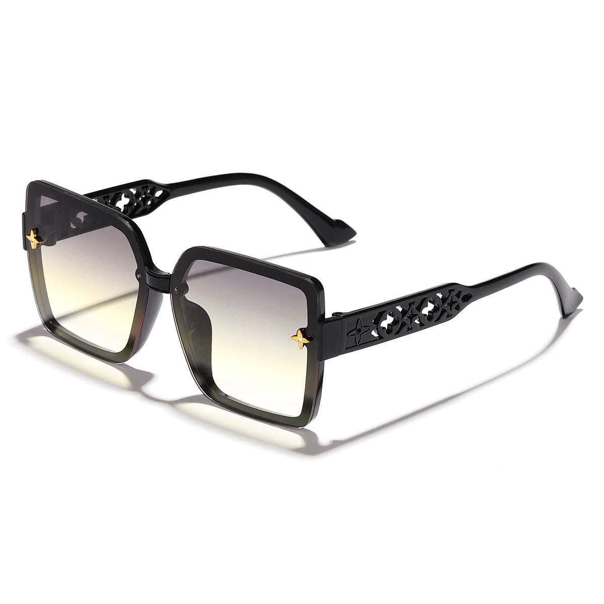 Damen modische Sonnenbrille mit filigranem Rahmen und graduierenden Gläsern Brehn