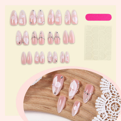 Künstlerisches 3D Schmetterlings Press-On Nagel Kunst Set Brehn