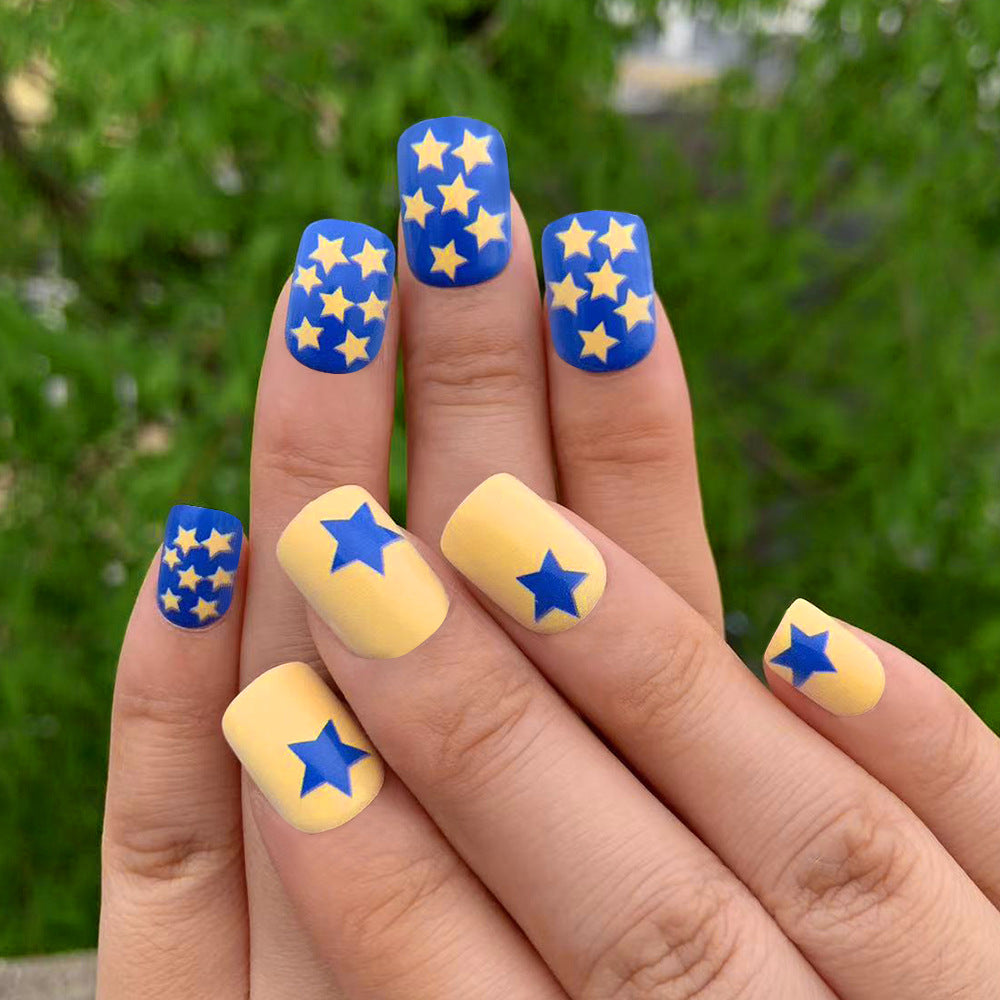 Kreatives Stern-gedrucktes Nagelkunst-Set Brehn