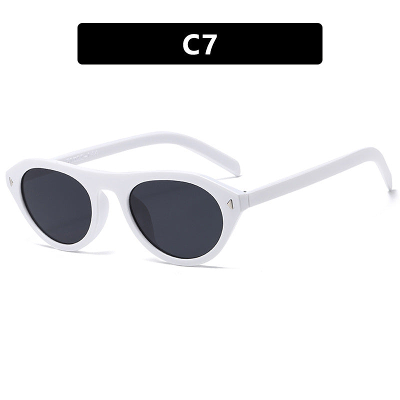 Damen modische Sonnenbrille mit geschwungenem Rahmen und schützendem UV-Filter Brehn