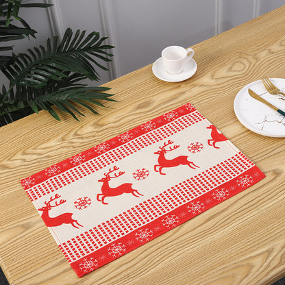 Weihnachtsplatzdeckchen mit festlichem Santa-Motiv Brehn