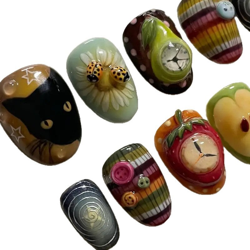 Artistisches Thema Nagelkunstkollektion Brehn