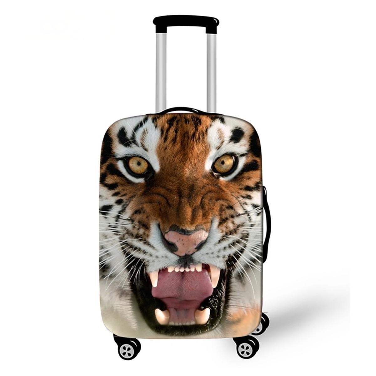 Damen Hartschalenreisekoffer mit kreativem Katzenmotivanreiz Brehn