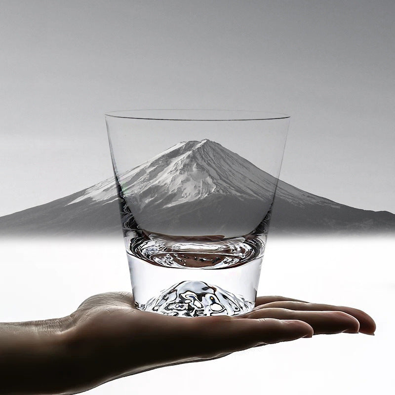 Japanischer Mount Fuji Whisky Glas Sets (Schneegipfel Edition) | Brehn