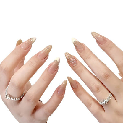 Kunstnägel mit Süßen Tiermotiven und Elegantem French-Tip Brehn