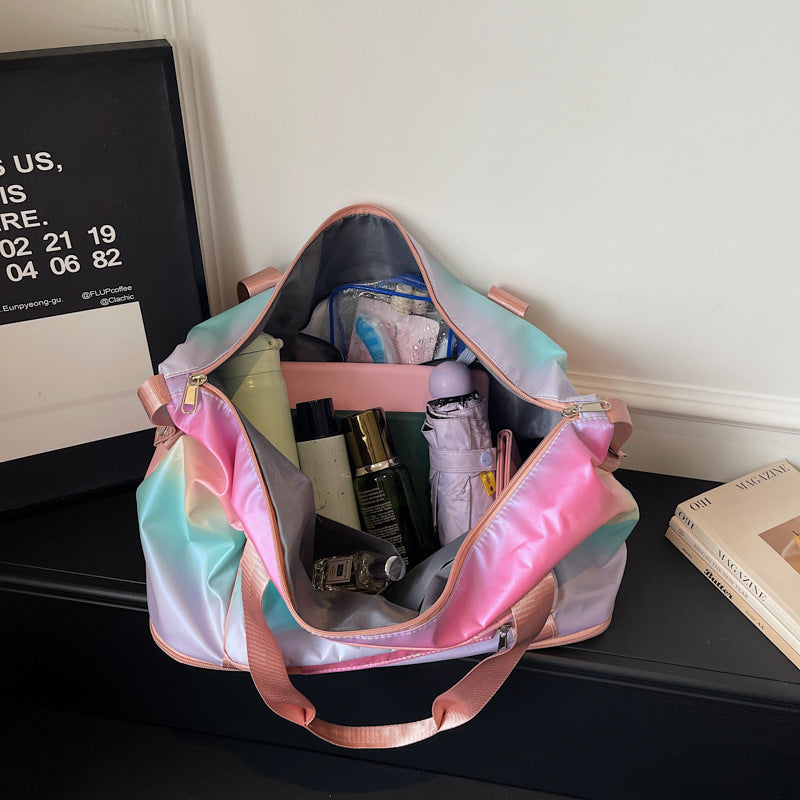 Farbblock Reise Duffel Tasche Brehn