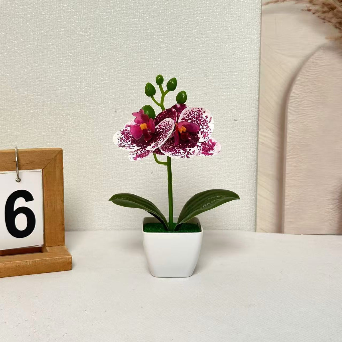 Lebensechte florale Orchideen-Darstellung für die Inneneinrichtung