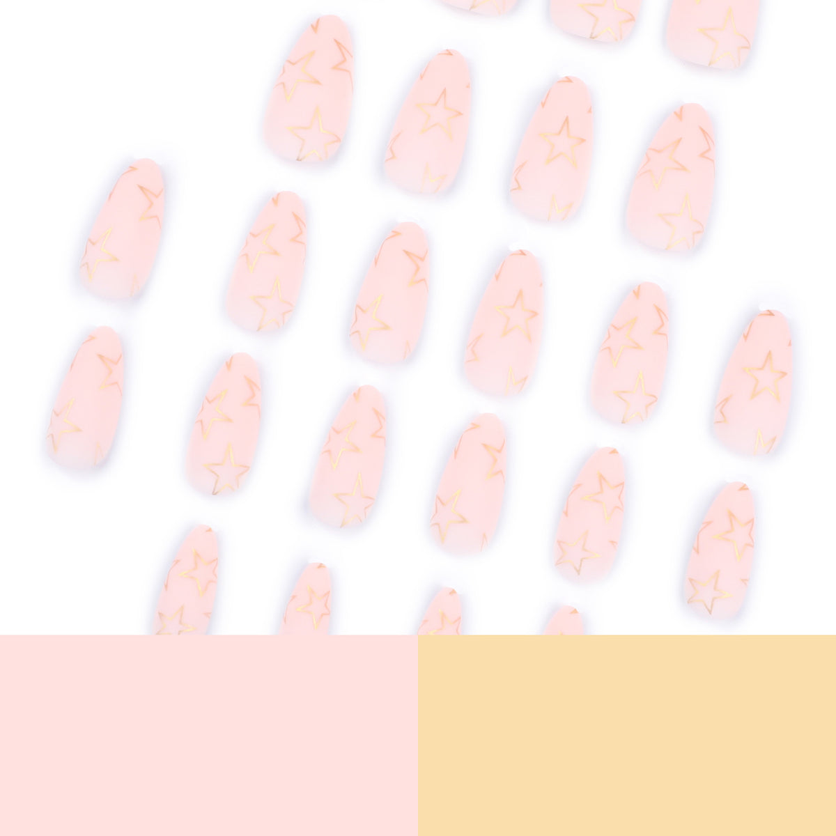 Kunstvolle Nagelkunst mit goldenen Sternmotiven Brehn