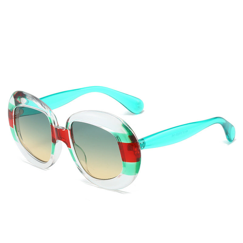 Vintage-inspirierte geometrische Rahmen-Sonnenbrille Brehn