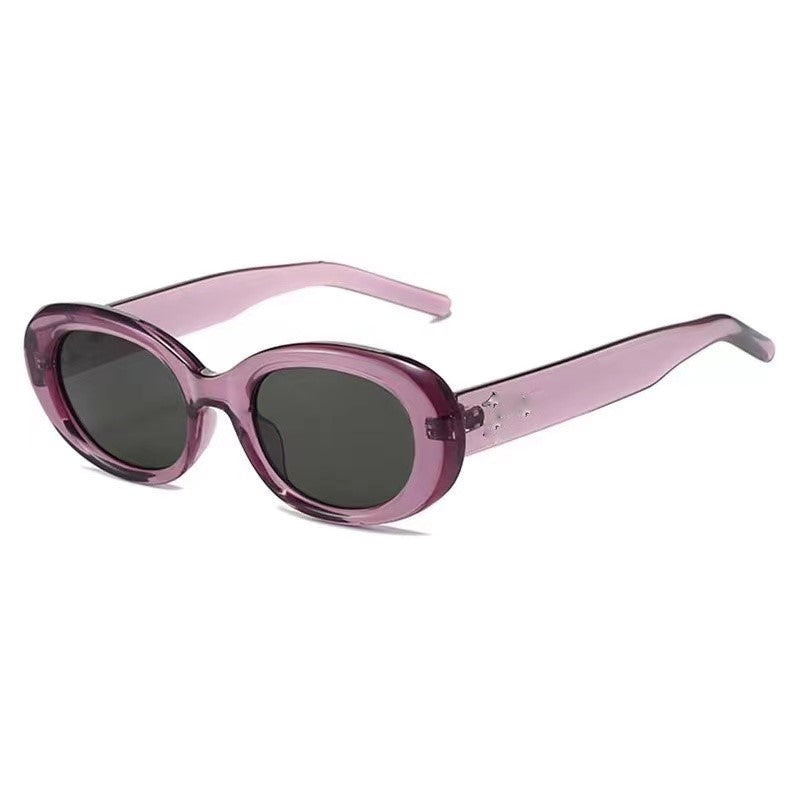 Modische ovale Sonnenbrille Brehn