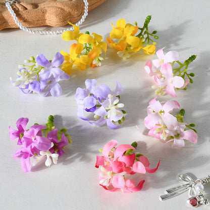 Florale Haarklammer