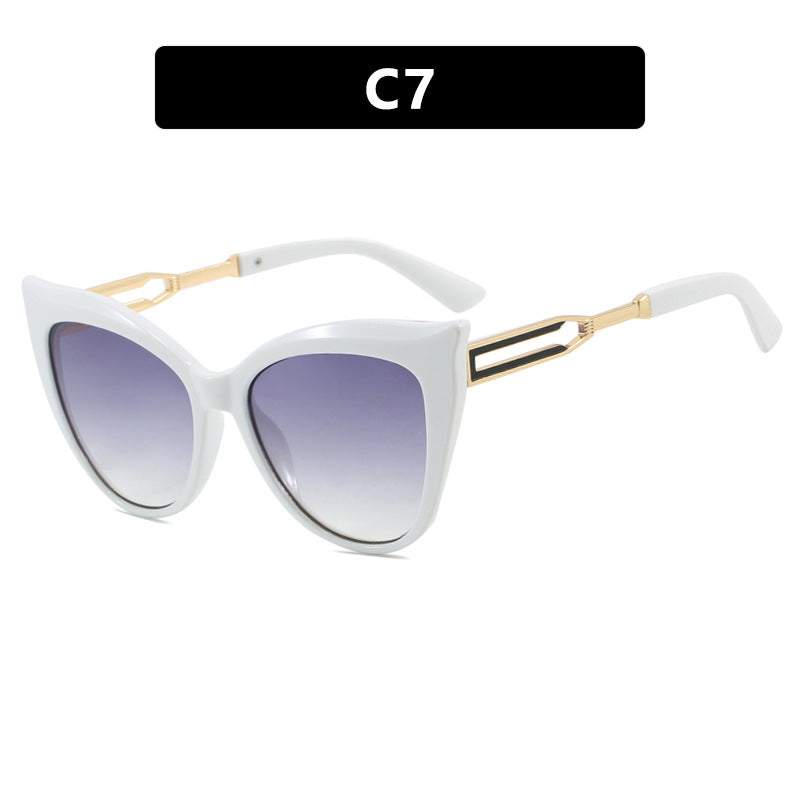 Damen cat-eye Brille mit elegantem Metallrahmen Brehn