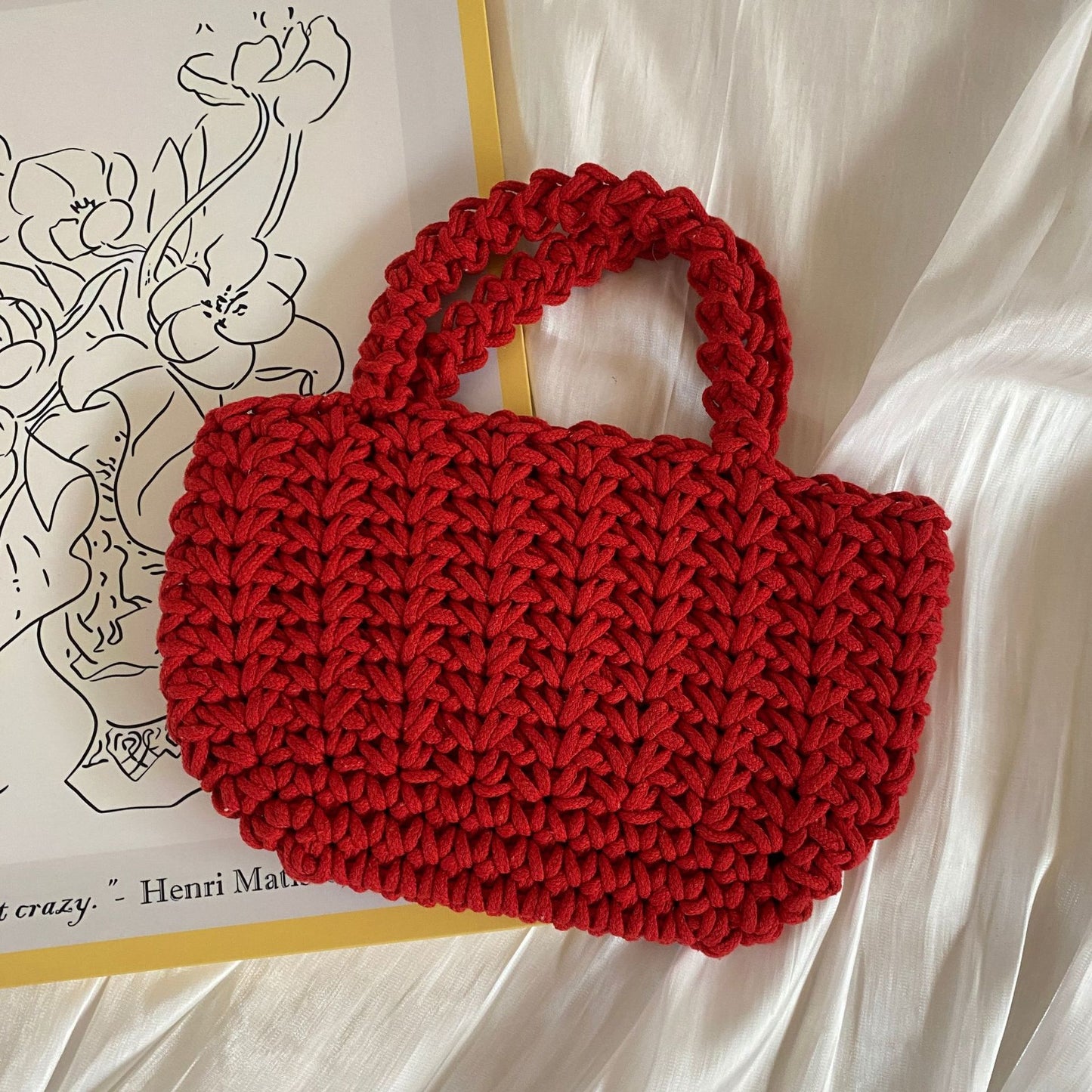 Handgeknüpfte Baumwolltasche Brehn