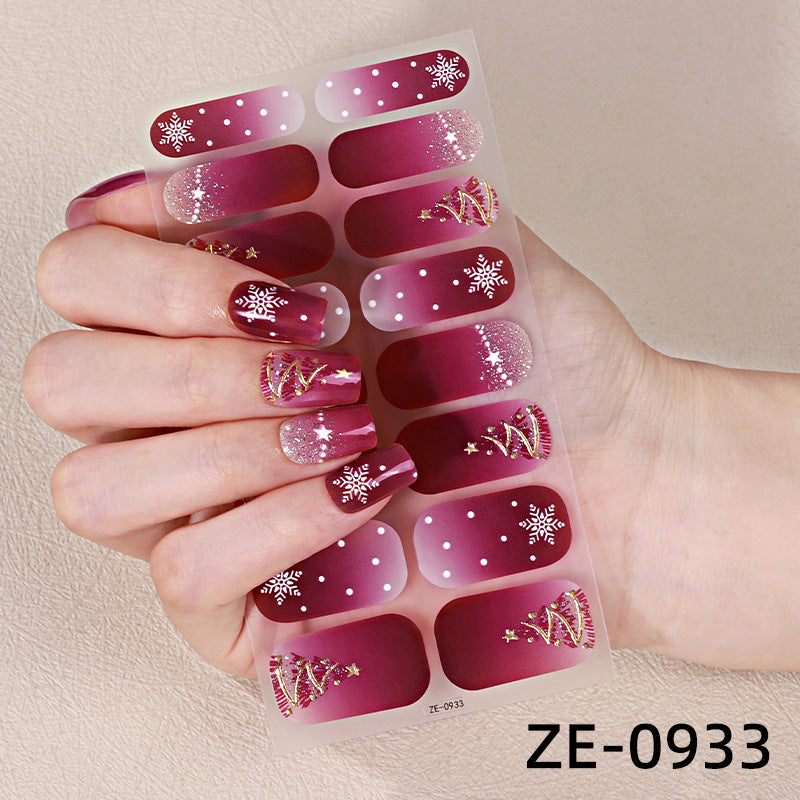 Künstlerische Press-On Nagelüberzüge