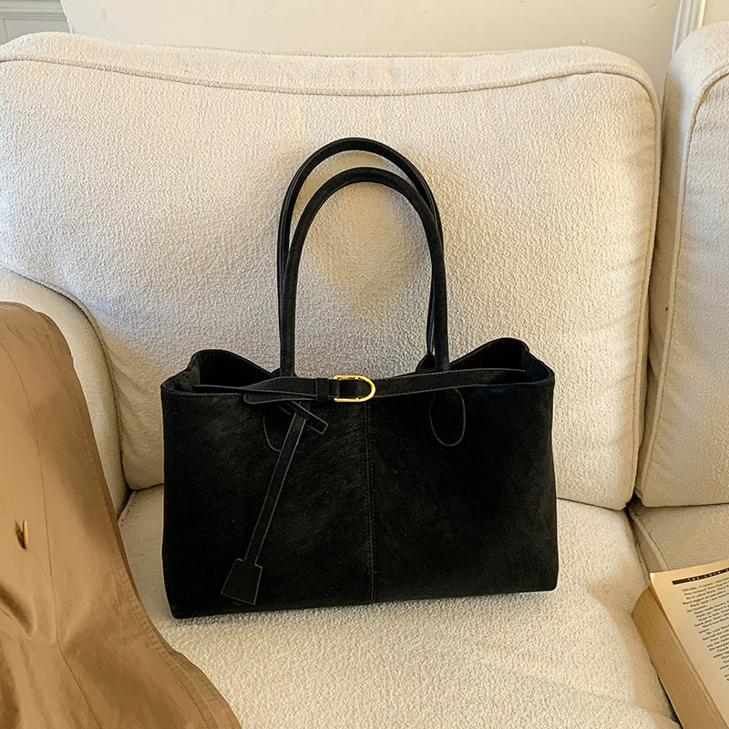 Klassische Leder Tote Bag
