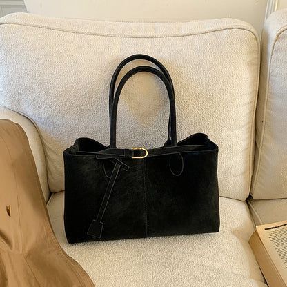 Klassische Leder Tote Bag
