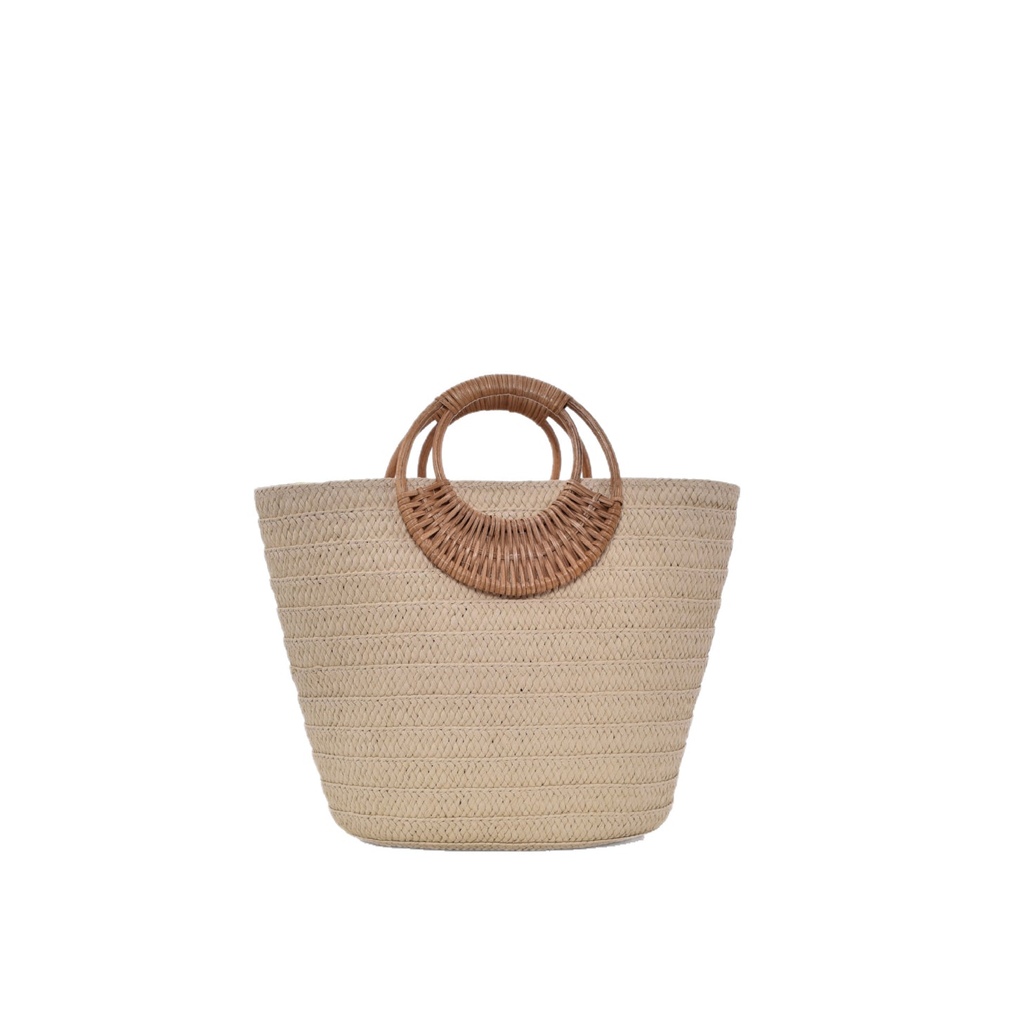 Handtasche mit Geflochtenem Griff Brehn