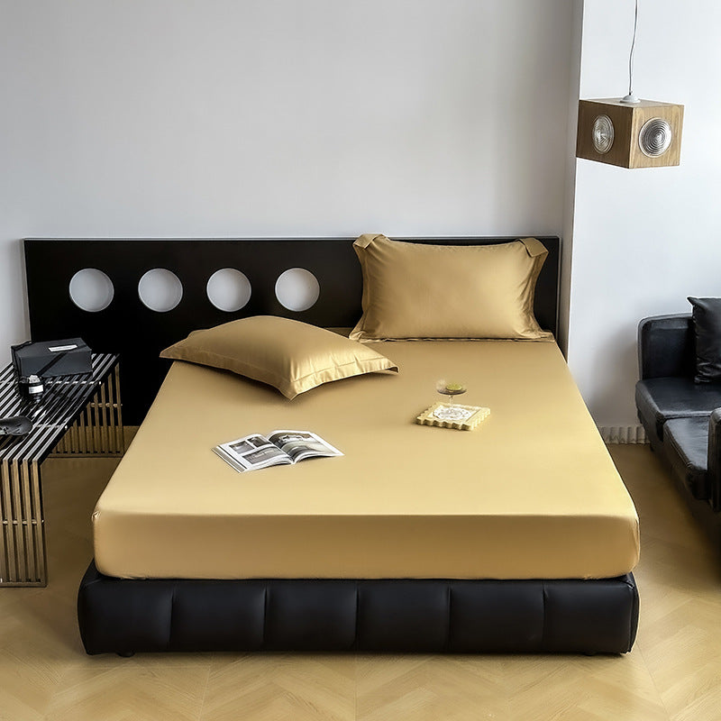 Luxuriöses Spannbettlaken-Set aus Satin-Mikrofaser