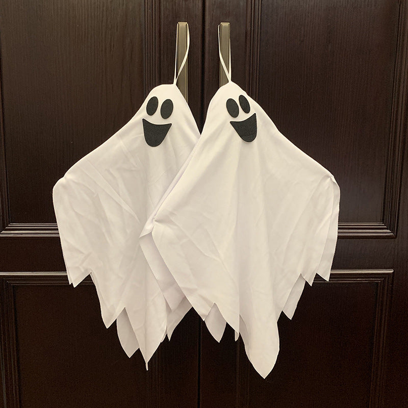 Gruselige Halloween Dekofigur als schwebendes Gespenst