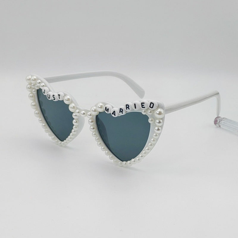 Herzförmige Braut-Sonnenbrille Brehn