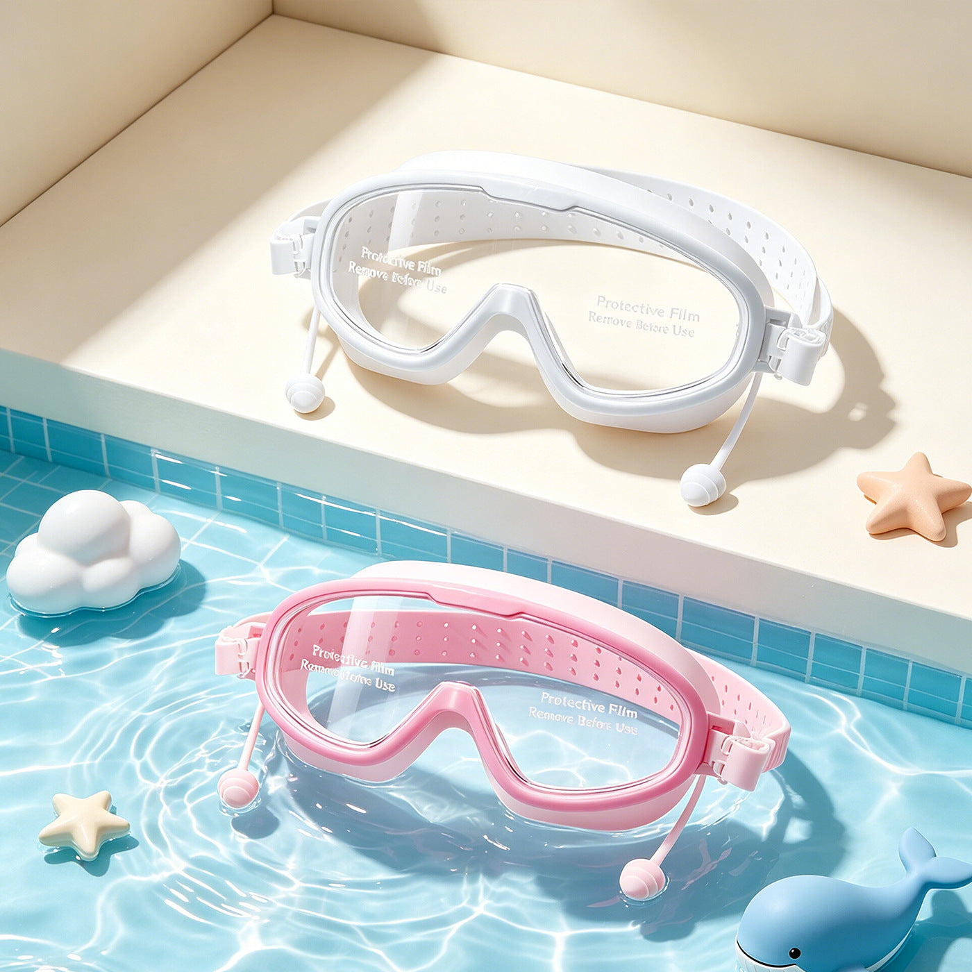 Kinder Komfort-Fit Schwimmbrille Brehn