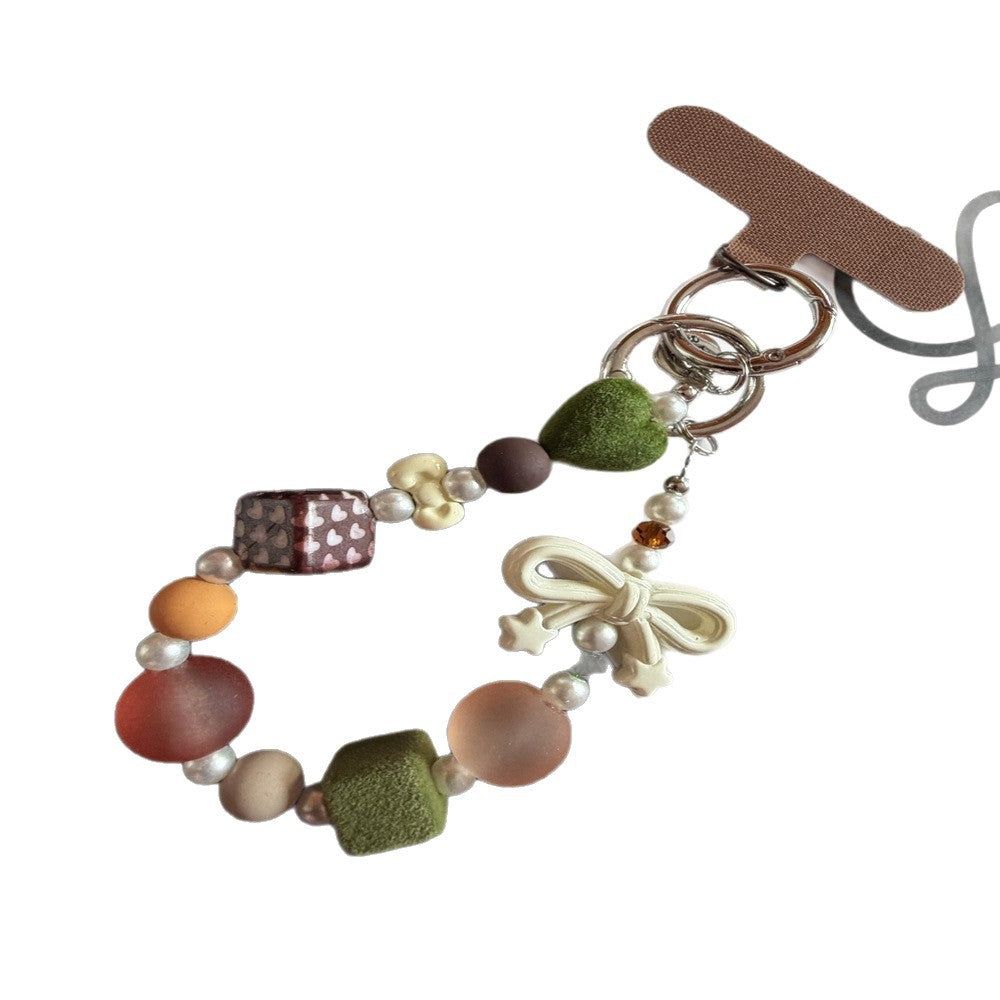 Handgefertigter dekorativer Charm Schlüsselanhänger Brehn