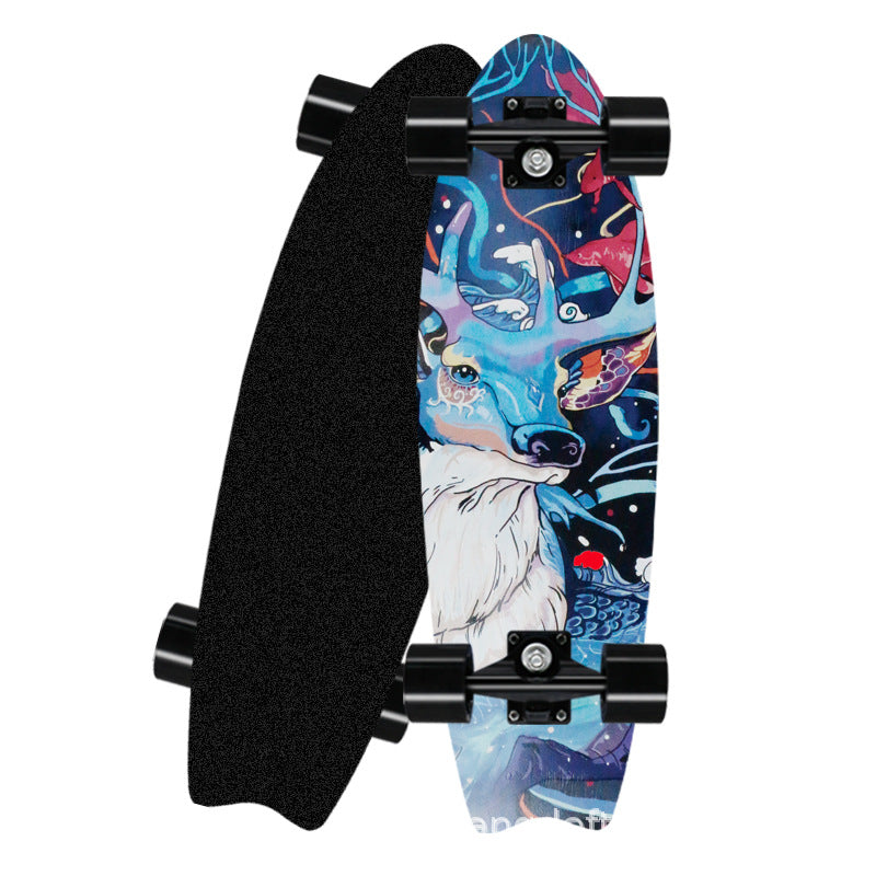 Surf-inspirierter Mini Cruiser Skateboard Brehn