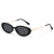 Elegante Übergroße Oval Sonnenbrille Brehn