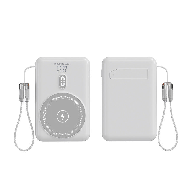Tragbare Powerbank mit Induktiver Ladefunktion und Led-Anzeige Brehn